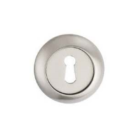 Fortessa Rounded Standard Escutcheon Satin Nickel