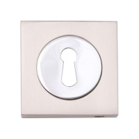 Fortessa Square Standard Escutcheon Dual Chrome/Nickel