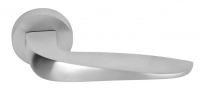 Frascio Aria Door Handle on Rose Satin Chrome