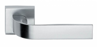 Frascio Eidos Door Handle on Square Rose Satin Chrome