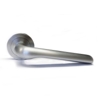 Frascio Lucido Lever Door Handle on Rose Satin Chrome