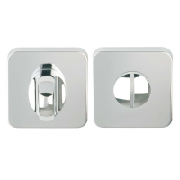 Frascio Radius Square Bathroom Turn & Release Polished Chrome