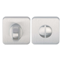 Frascio Radius Square Bathroom Turn & Release Satin Chrome