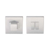 Frascio Square Bathroom Turn & Release Satin Chrome