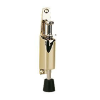 Frelan Hardware 180mm Foot Operated Door Holder Polished Brass