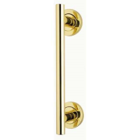 Frelan Hardware 250mm Designer Face Fix Pull Handle Polished Brass