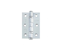 Frelan Hardware 76mm Ball Bearing Butt Hinge Polished Chrome