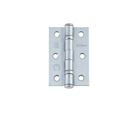 Frelan Hardware 76mm Ball Bearing Butt Hinge Satin Chrome