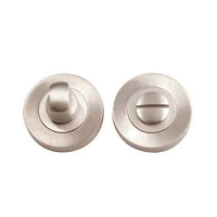 Frelan Hardware Bathroom Turn & Release Satin Nickel