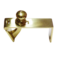 Frelan Hardware Brass Counter Flap Catch Polished Brass 