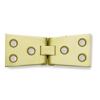 Frelan Hardware Brass Counter Flap Hinges Polished Lacquered Brass 