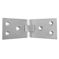 Frelan Hardware Brass Counter Flap Hinges Satin Chrome