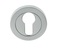 Frelan Hardware JV Concealed Euro Escutcheon Dual Chrome