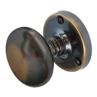 Frelan Hardware Mushroom Mortice Door Knob (Antique Bronze)