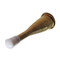 Frelan Hardware Spring Door Stop Electro Brass