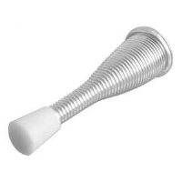 Frelan Hardware Spring Door Stop Nickel Plated