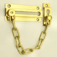 Frelan Hardware Standard Budget Security Door Chain Polished Brass