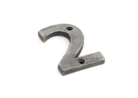 From the Anvil '2' Numeral Antique Pewter