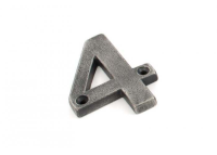 From the Anvil '4' Numeral Antique Pewter