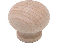 Hafele 39mm Unfinished Wooden Cupboard Knob Maple