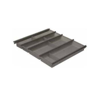 Hafele Cuisio 423mm Deep Cutlery Insert for 600mm Wide Cabinet Graphite