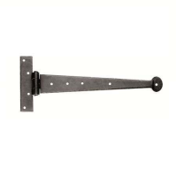 Ludlow Foundries Hand Forged 300mm Bean T Hinge Beeswax 