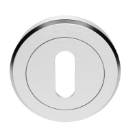 Serozzetta M Range Standard Escutcheon Satin Chrome