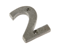 Valley Forge '2' Numeral Pewter