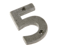 Valley Forge '5' Numeral Pewter