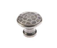 Valley Forge 20mm Hammered Cupboard Knob Pewter