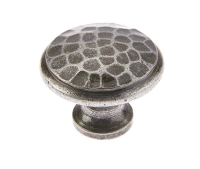 Valley Forge 40mm Hammered Cupboard Knob Pewter