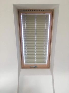 Reflective Pleated Blinds For Conservatory Roofs