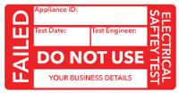 PAT Testing Labels do Not Use In Bolton