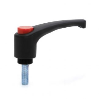 Male Plastic Adjustable Clamping Handle with Ergonomic Lever