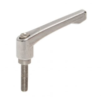 Male Stainless Steel Clamping Handle, Indexed & Adjustable