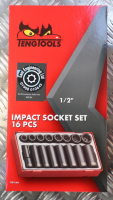 Distributors of Impact Socket Set 16 Pcs 1/2"