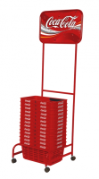 Basket Display Racks For Convenience Stores