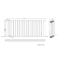 Suppliers of Exclusive Replacement grc RadArt 640 x 1188 Glass Panel
