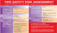 Fire Safety Risk Assessment Level 2 Edinburgh