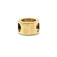 45 Degree Post Adapter - Brass - 10mm Bar Rail