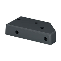 Base Flange - Right Outer Corner - Anthracite Grey Finish