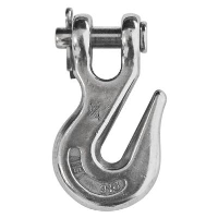 Chain Grab Hook - Clevis Pin - Stainless Steel
