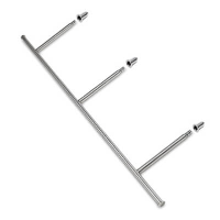 Clothes Hanger Rail Kit - 1800mm - Stainless Steel