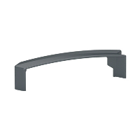 Cover Cap for Corner Handrail - Anthracite Grey Finish