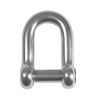 D Shackle - Hex Socket Pin - Stainless Steel - Value