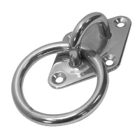 Diamond Ring Pad Eye - Stainless Steel