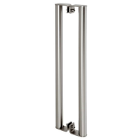 Door Handle - Back to Back - Stainless Steel - Style 75