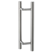 Door Handle - Bar Shape - 45 Degree - Stainless Steel
