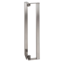 Door Handle - Square - 45 Degree - Stainless Steel