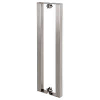 Door Handle - Square - 90 Degree - Stainless Steel